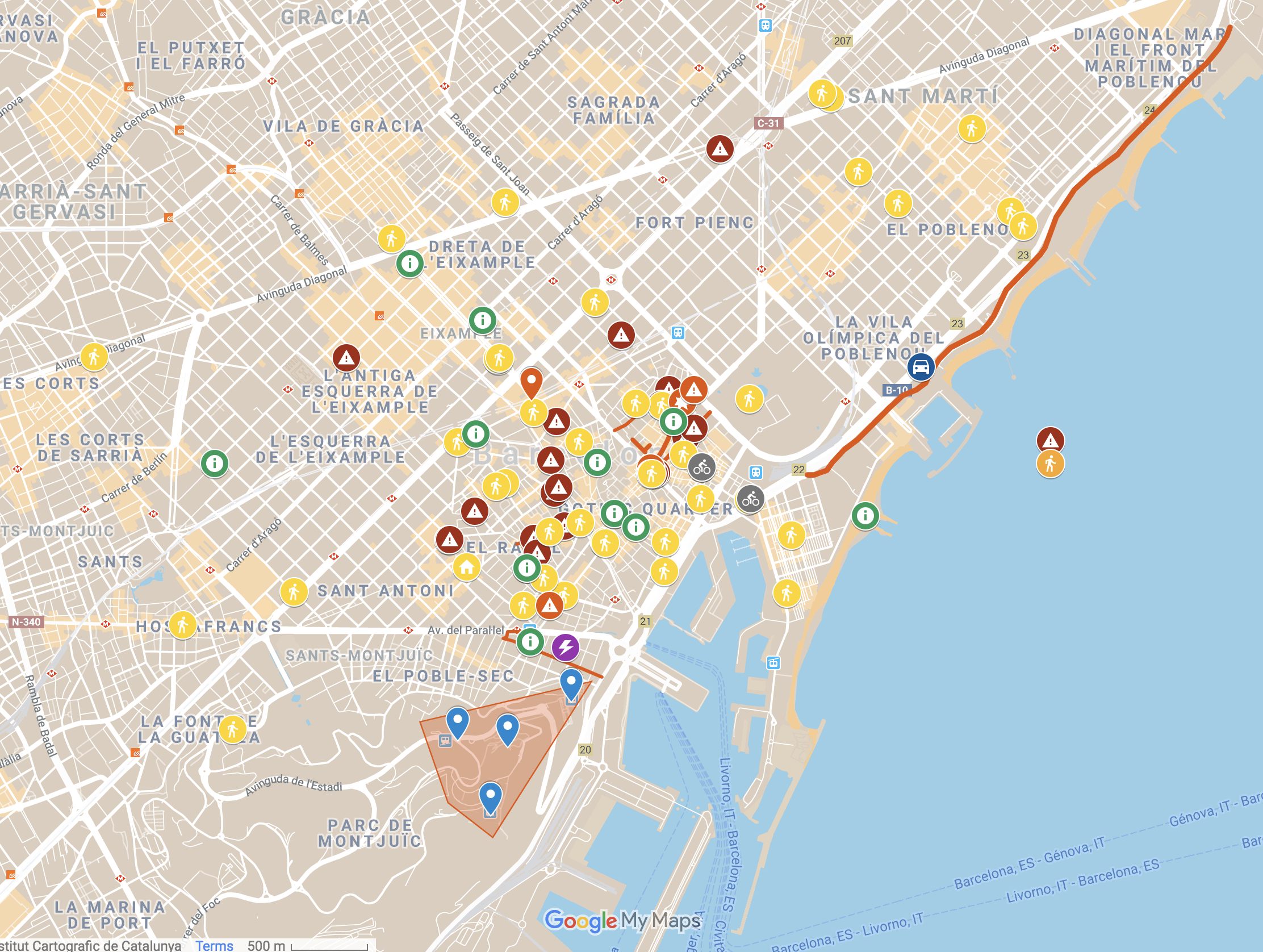 Gmaps barcelona